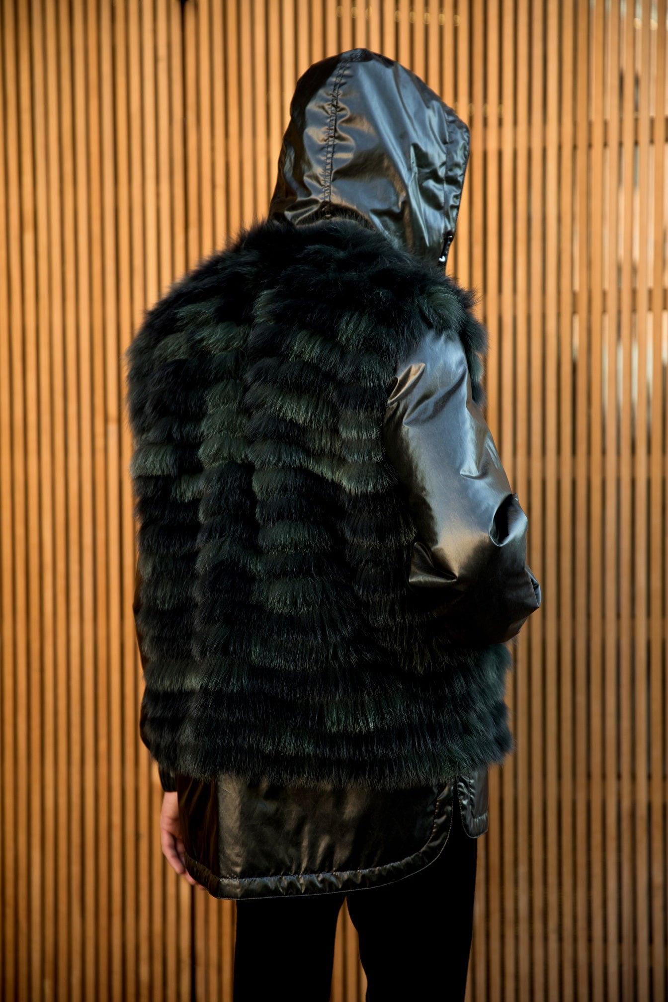 THINK FUR リバーシブルfox like fur jacket 美品 THINK FUR リバーシブルfox like fur jacket Sサイズ THINK FUR