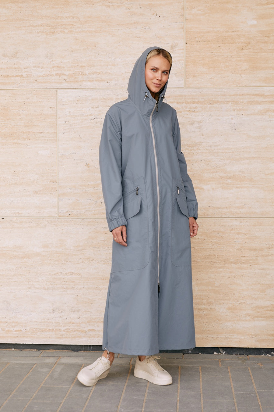 WATERREPELLENT MAXI PARKA COAT
