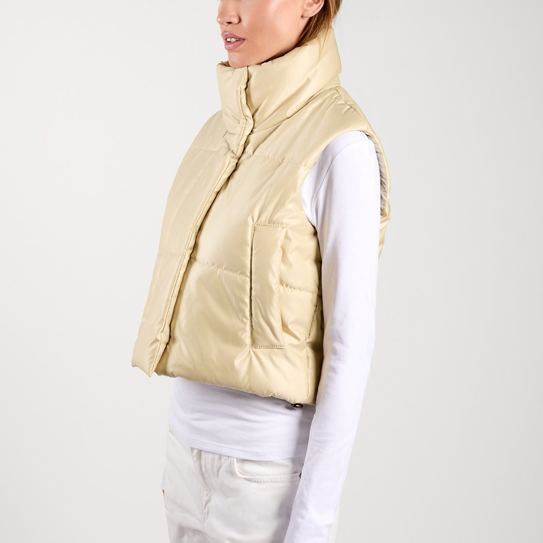 CROPPED PUFFER VEST