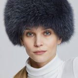 FOX FUR PILLBOX HAT