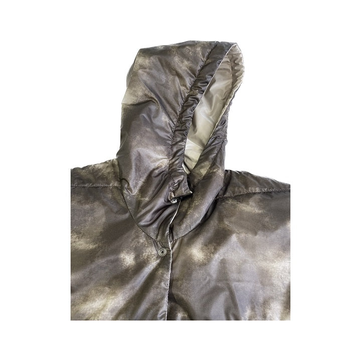 LIGHT REVERSIBLE PADDED VEST WITH HOOD