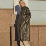 QUILTED COAT WITH COLLAR