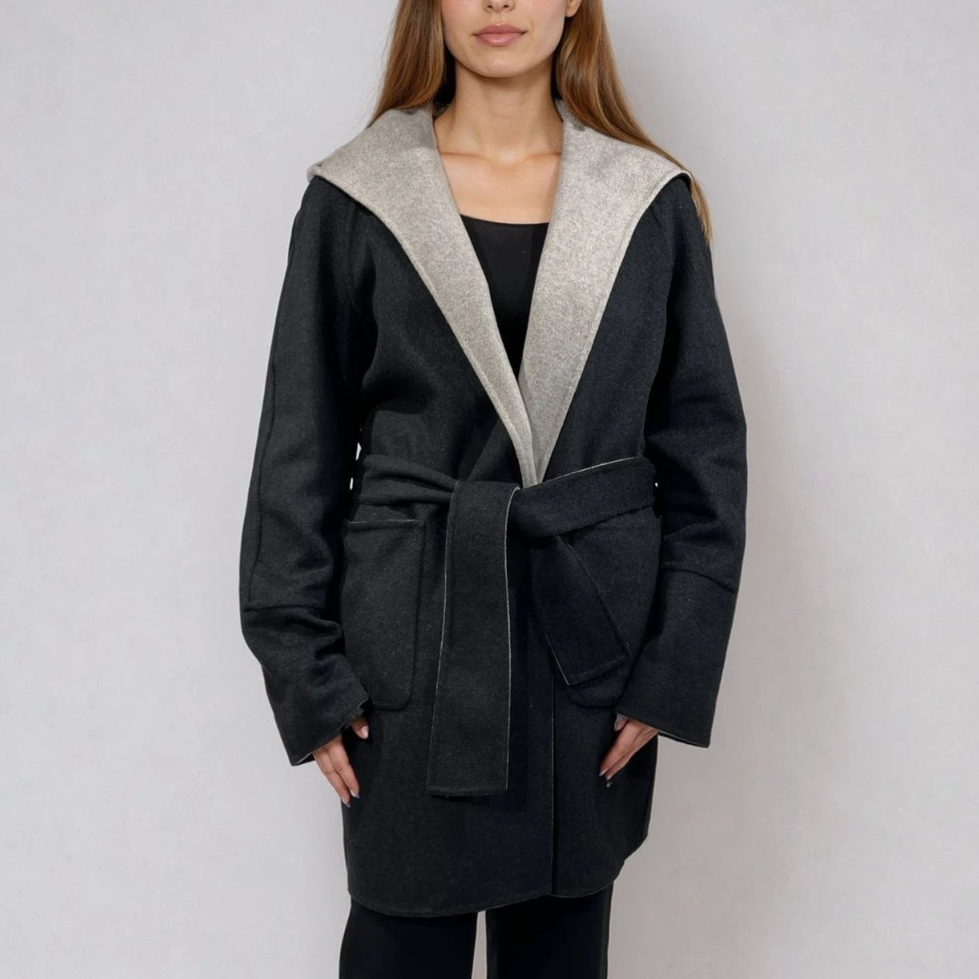 WOOL COAT, REVERSIBLE