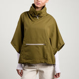 CHIMNEY-COLLAR WINDBREAKER PULLOVER