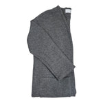 a cardigan made from 100% wool boucle 