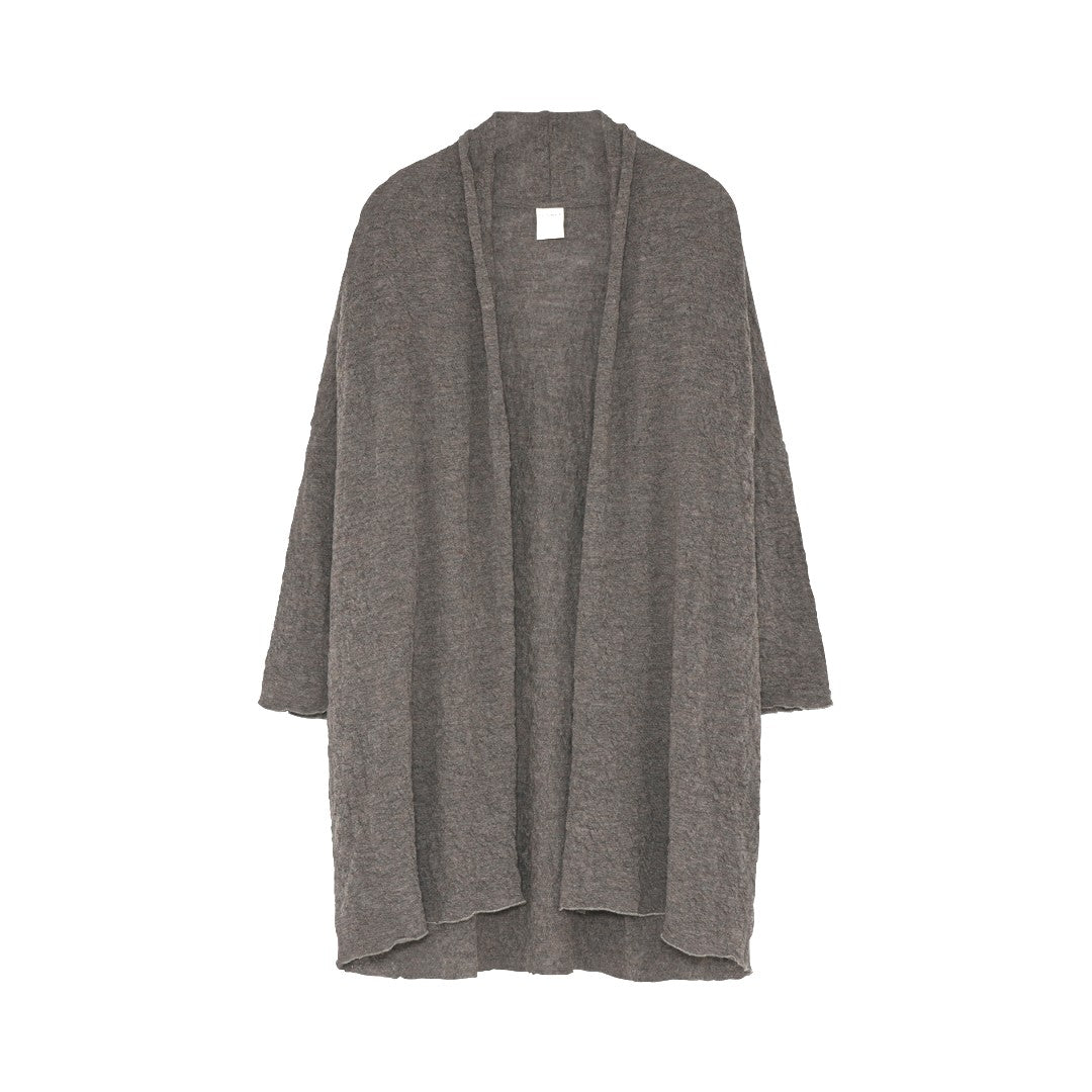 MERINO WOOL CARDIGAN, WIDE