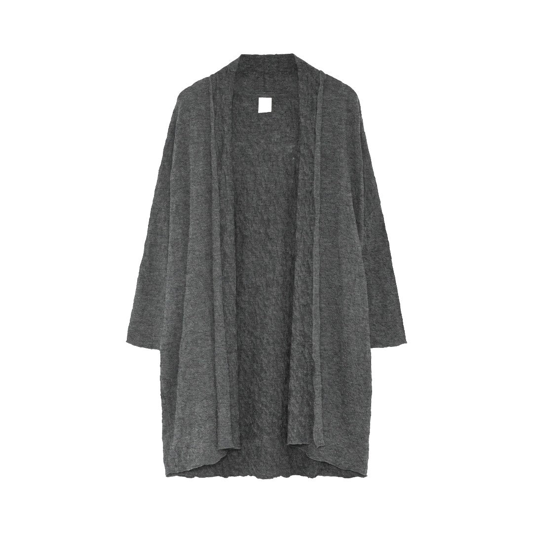 MERINO WOOL CARDIGAN, WIDE
