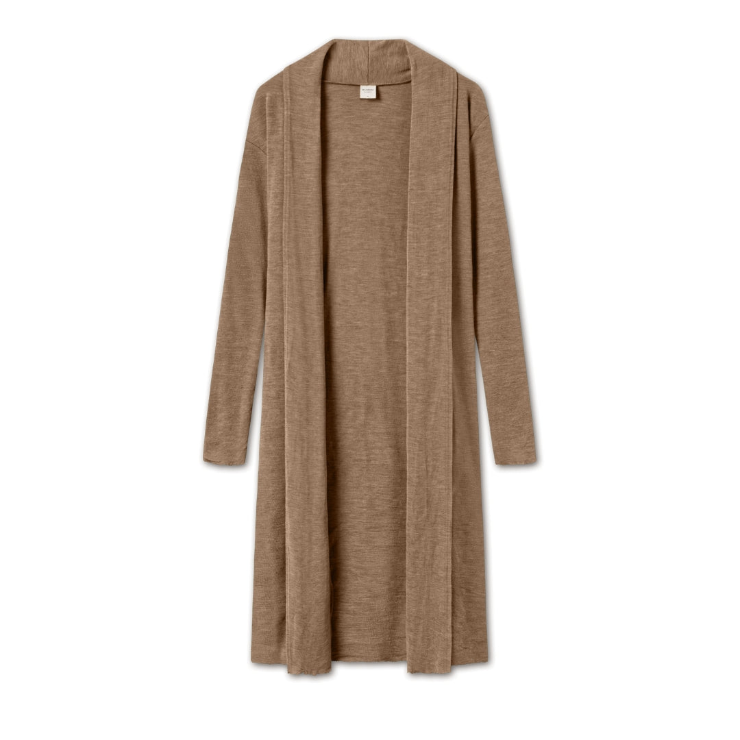 MERINO WOOL LONG CARDIGAN