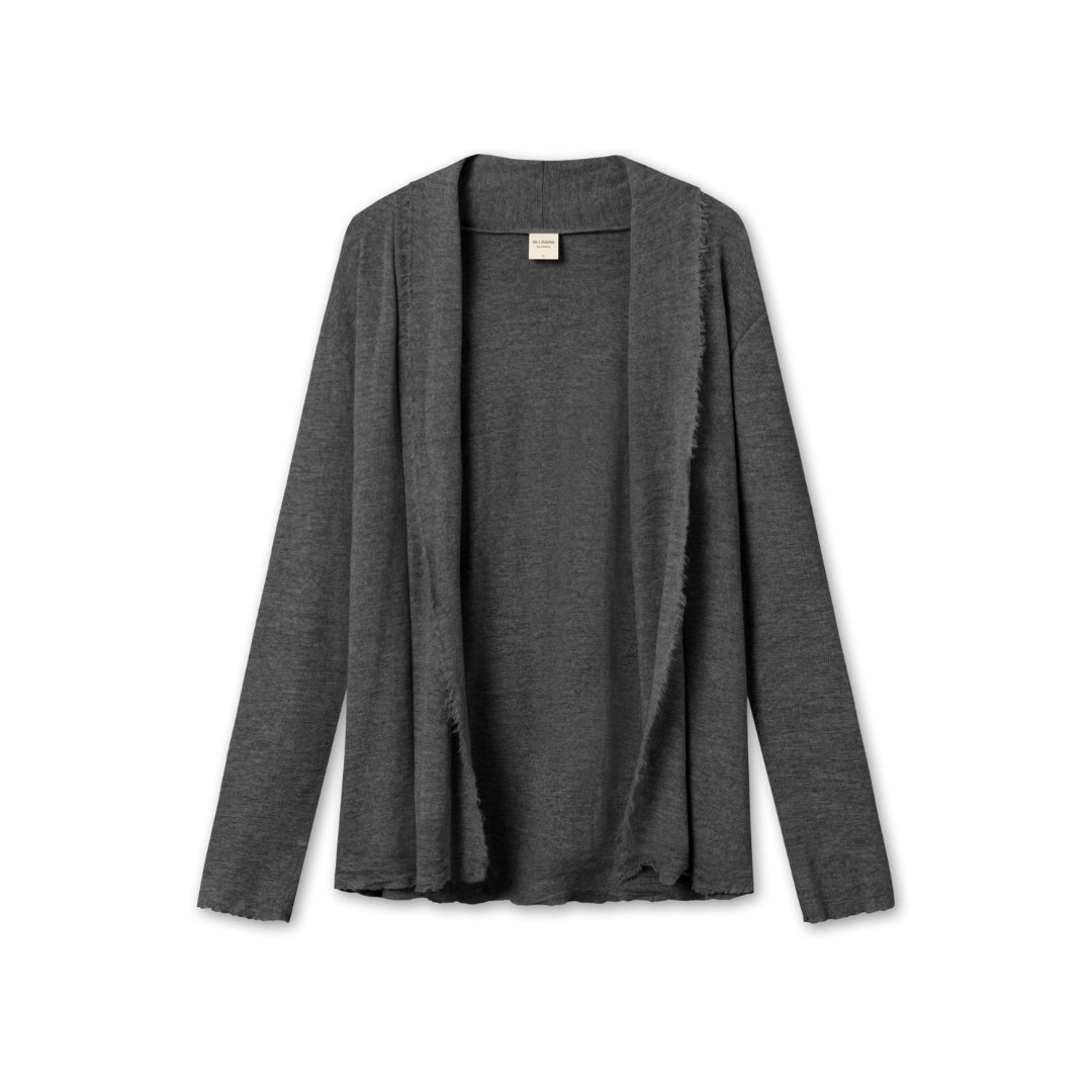 MERINO WOOL SHORT CARDIGAN