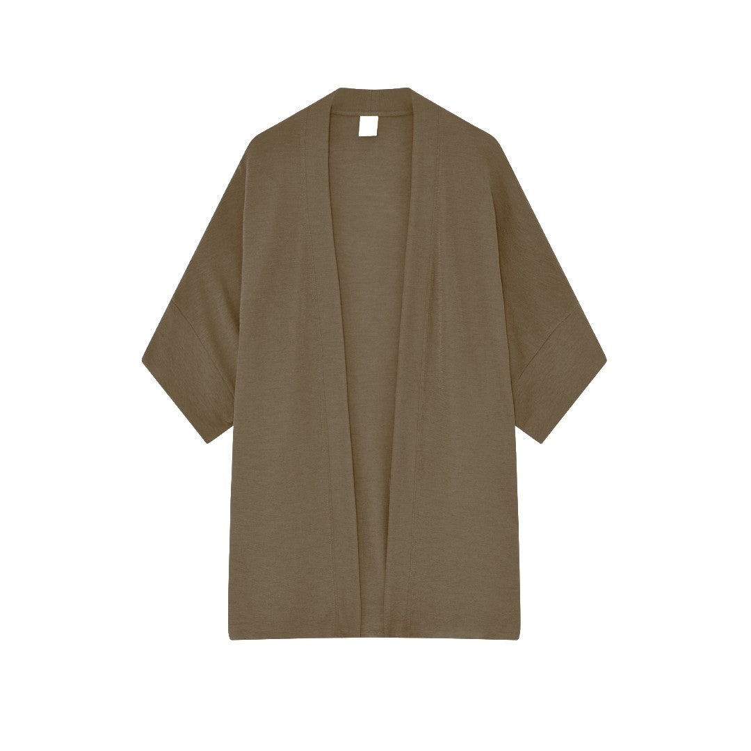 MERINO WOOL CARDIGAN, EXTRA WIDE