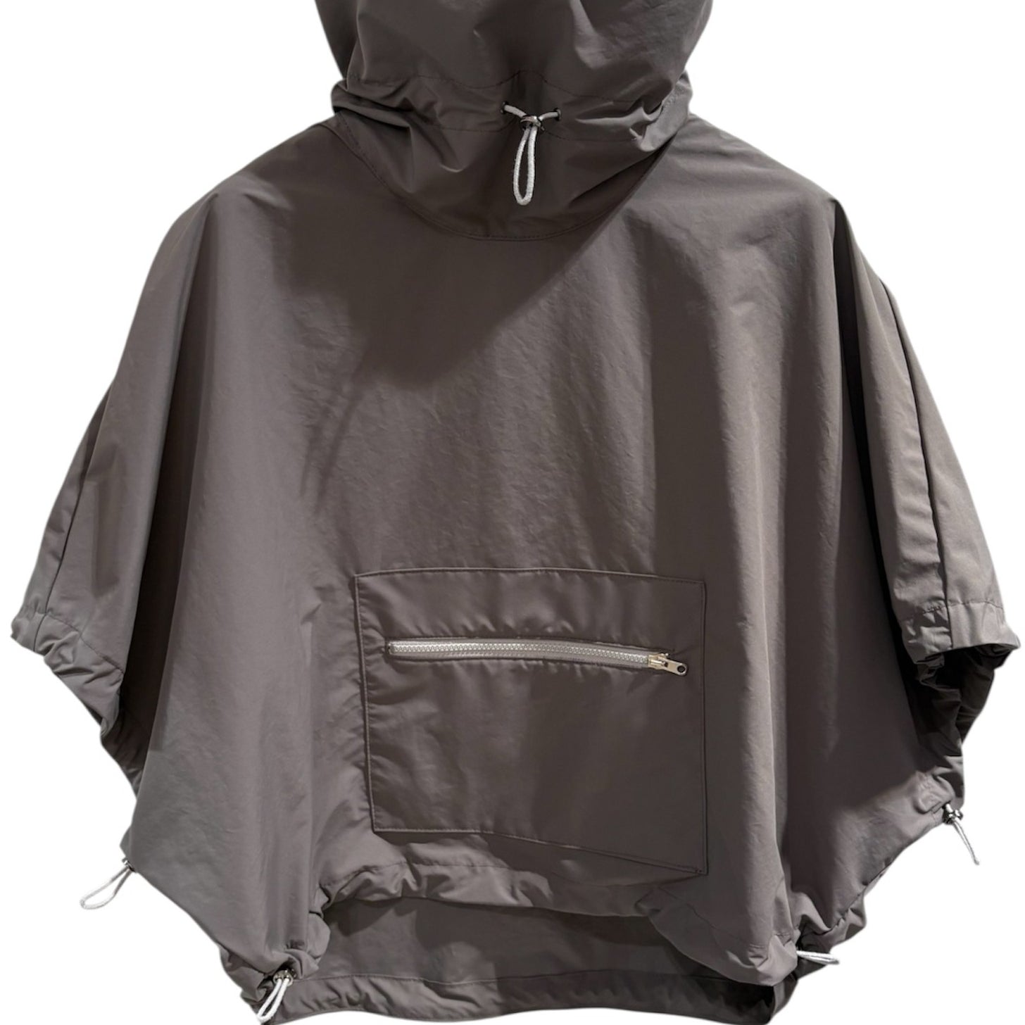 CHIMNEY-COLLAR WINDBREAKER PULLOVER