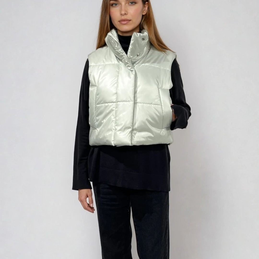 CROPPED PUFFER VEST