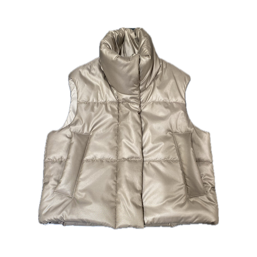 CROPPED PUFFER VEST