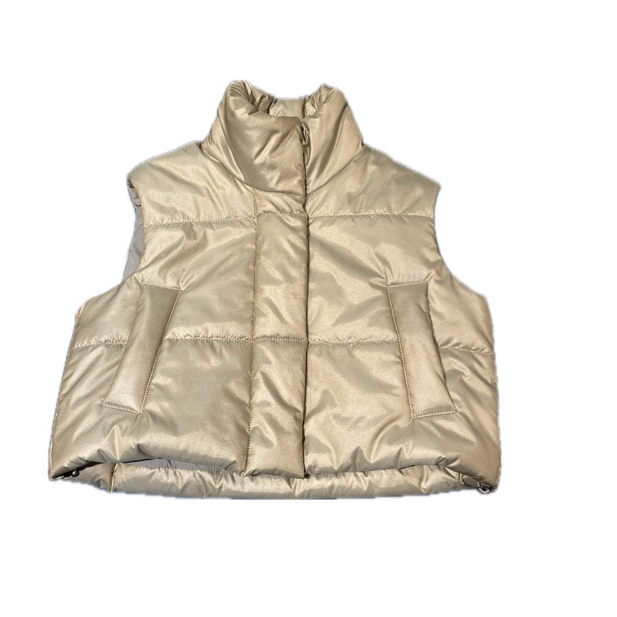 CROPPED PUFFER VEST