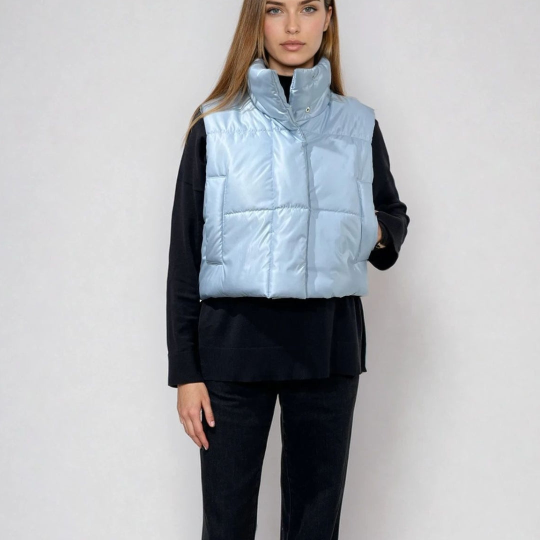 CROPPED PUFFER VEST