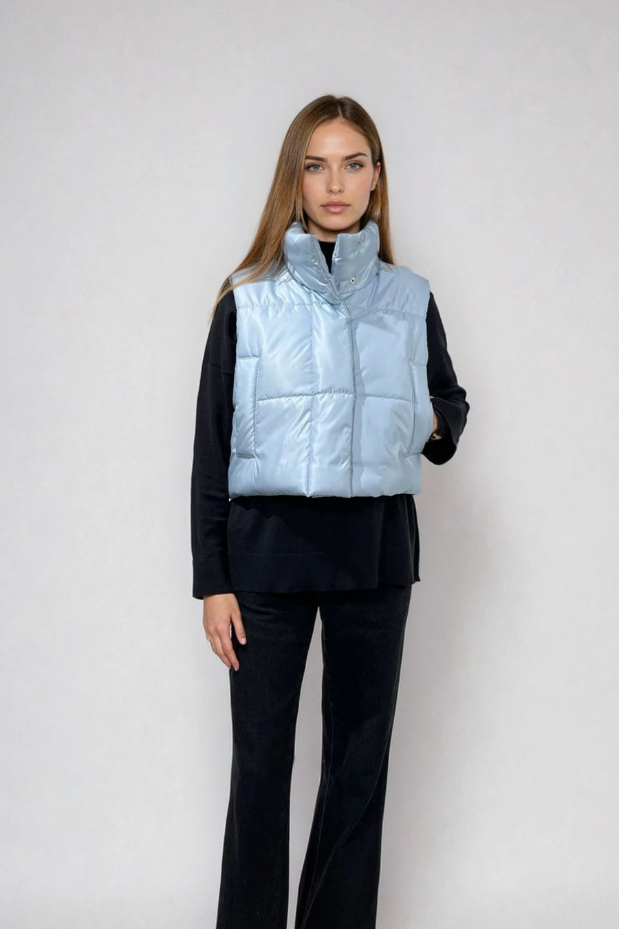 CROPPED PUFFER VEST