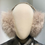 FOX FUR EARMUFFS