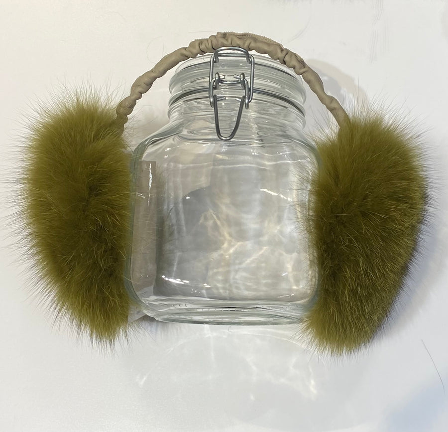 FOX FUR EARMUFFS