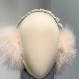 light pink earmuffs from fo fur 