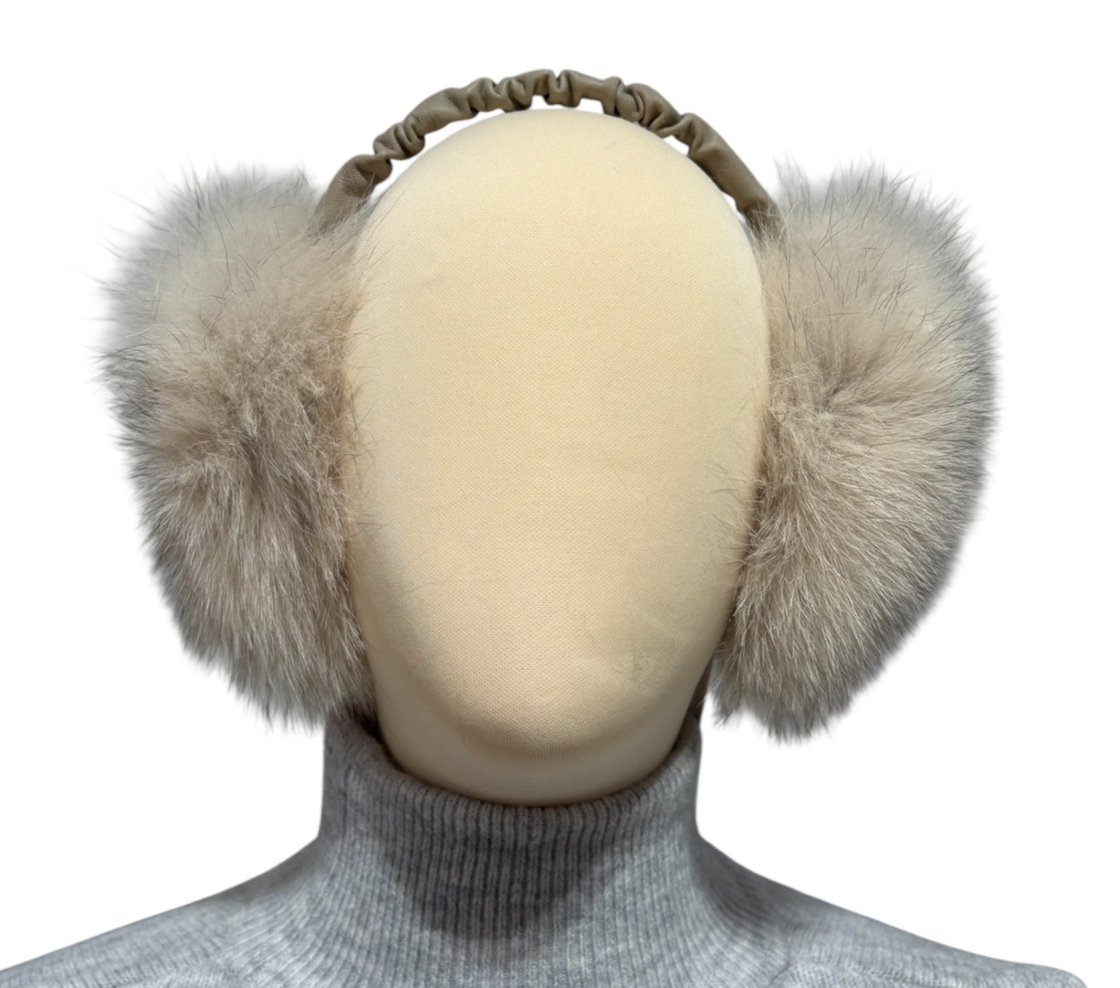 FOX FUR EARMUFFS