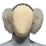 FOX FUR EARMUFFS