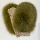 FOX FUR GLOVES