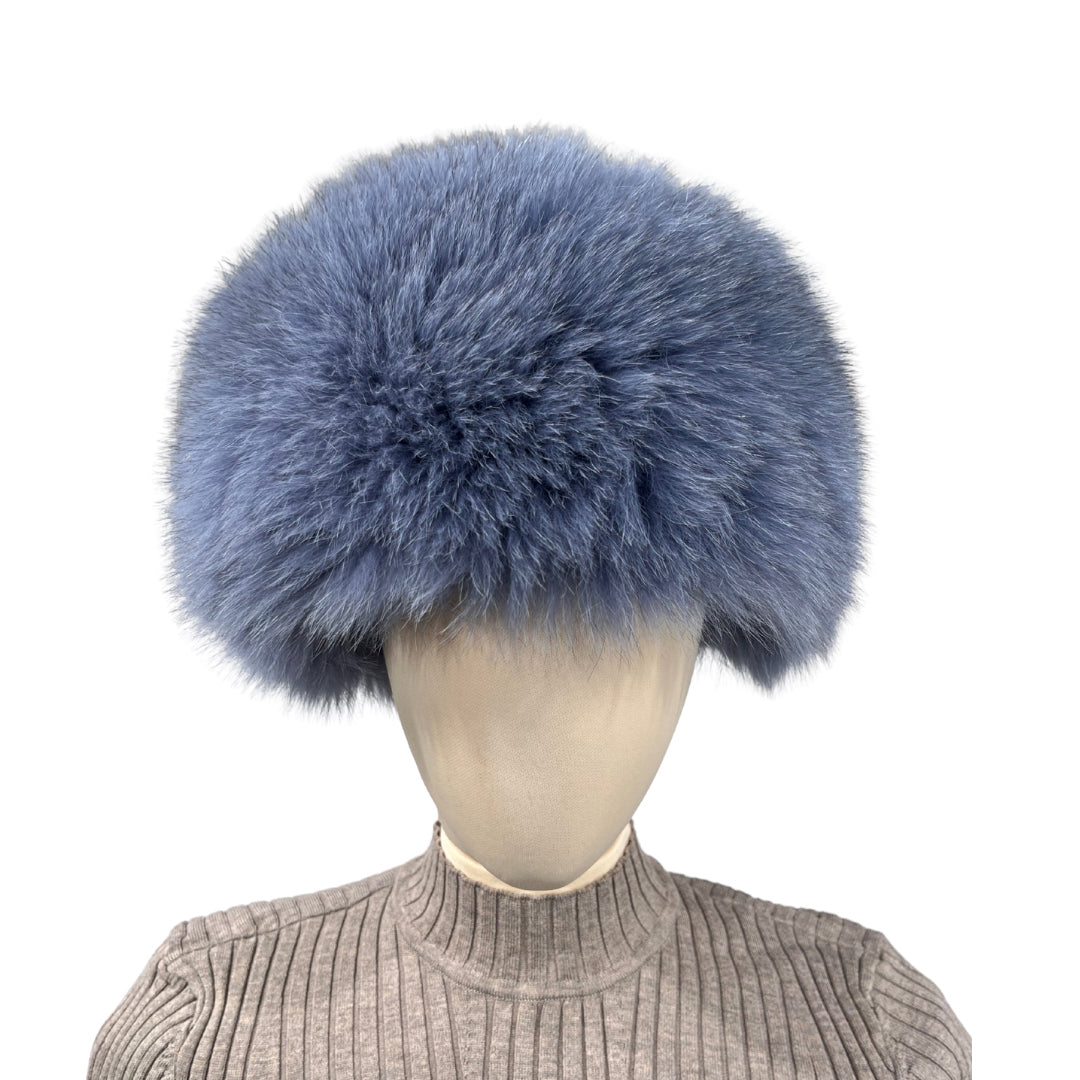FOX FUR PILLBOX HAT
