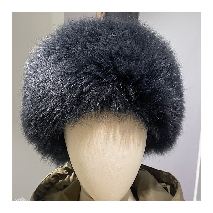 FOX FUR PILLBOX HAT