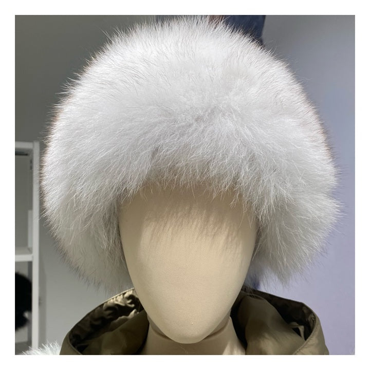 FOX FUR PILLBOX HAT