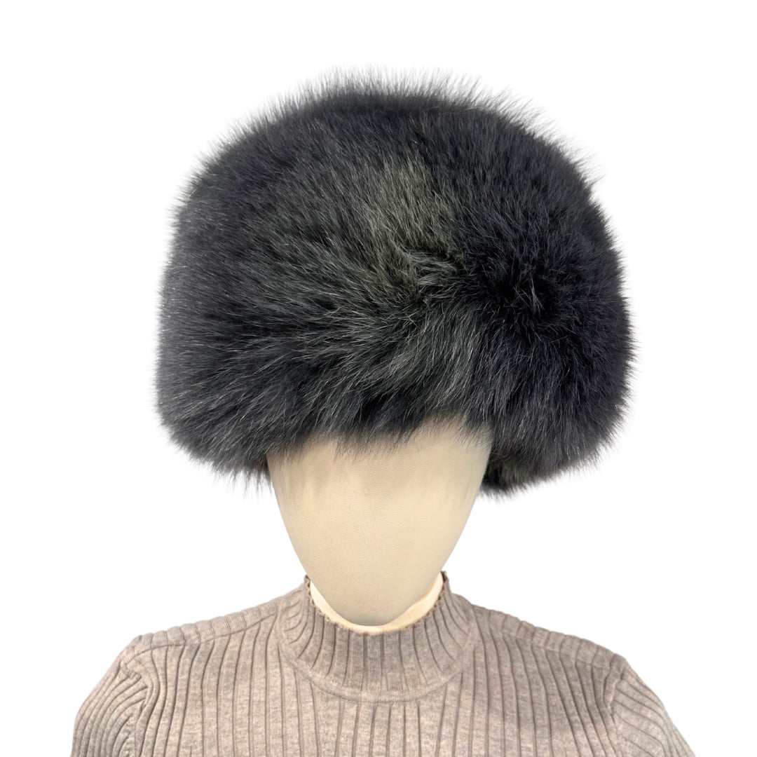 FOX FUR PILLBOX HAT