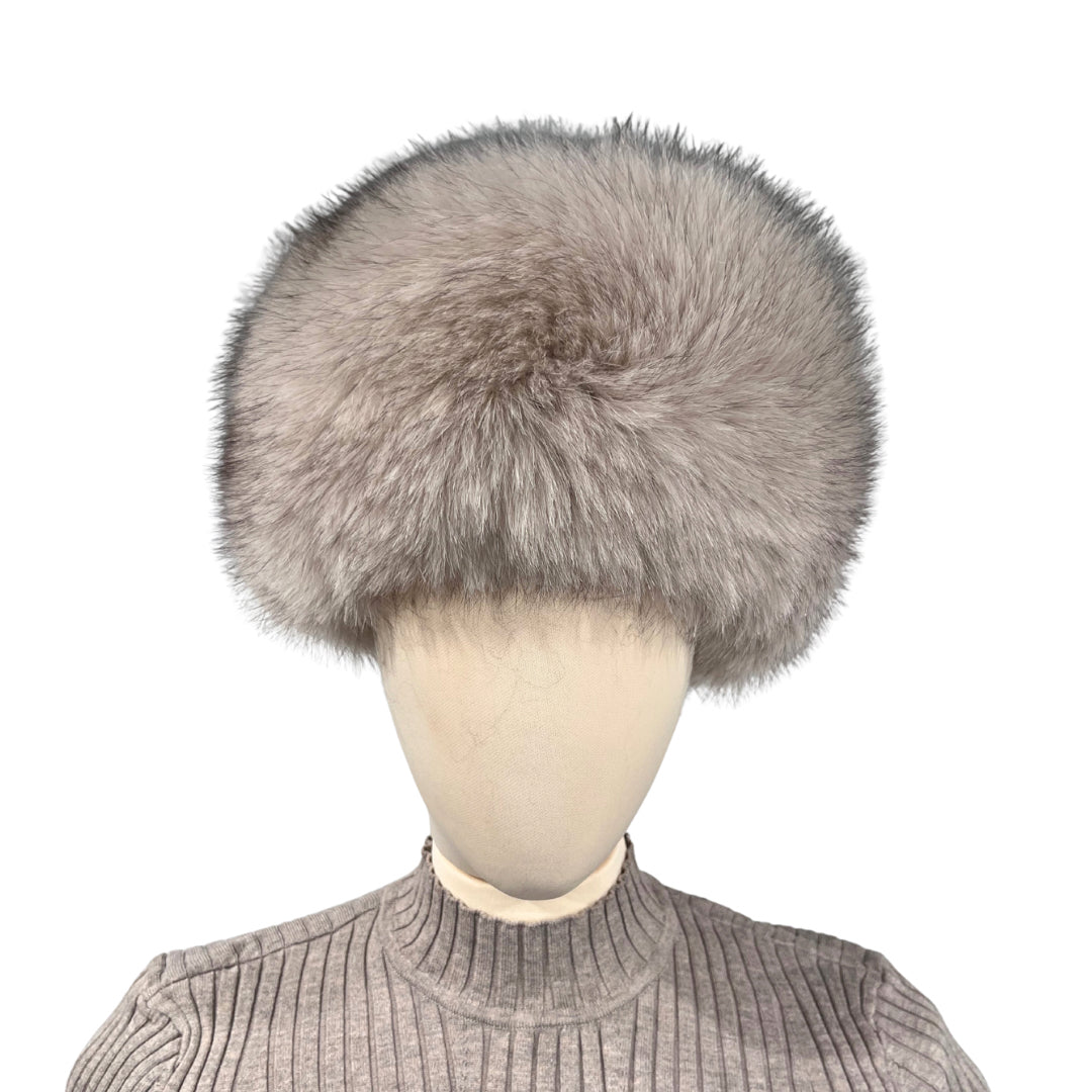 FOX FUR PILLBOX HAT
