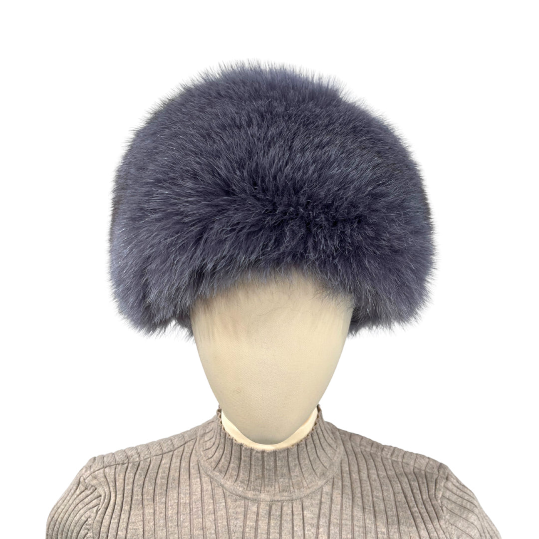 FOX FUR PILLBOX HAT