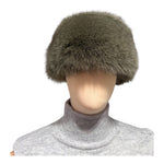 A fur hat made in traditional style, made from real fox fur 