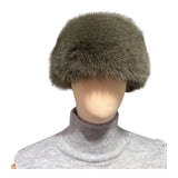 A fur hat made in traditional style, made from real fox fur 