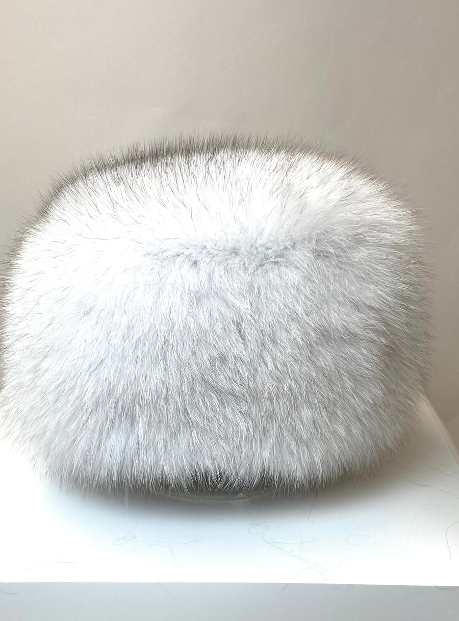 FOX FUR PILLBOX HAT