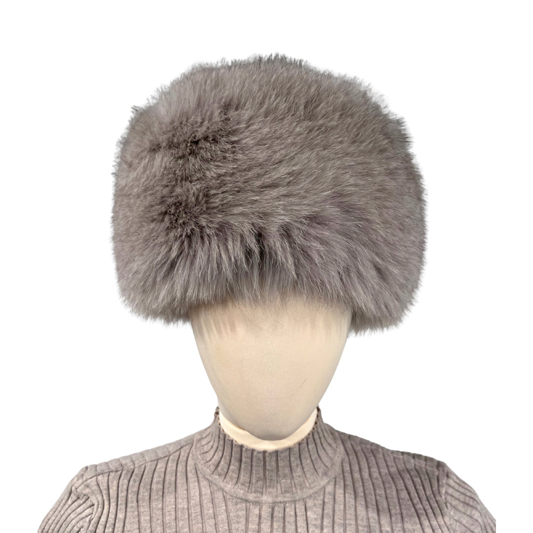 FOX FUR PILLBOX HAT