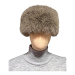 a fox fur har made in Finland from real bluefox fur sourced from Saga Furs 