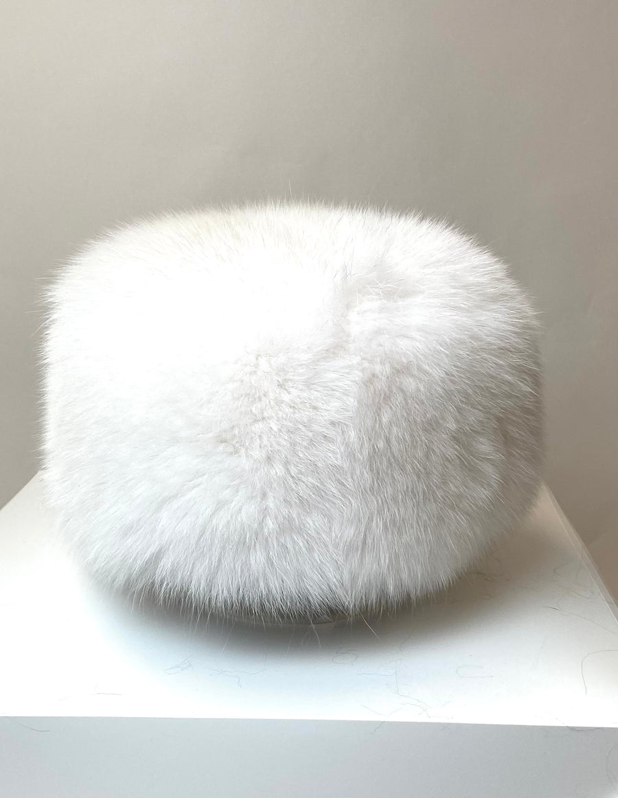 FOX FUR PILLBOX HAT