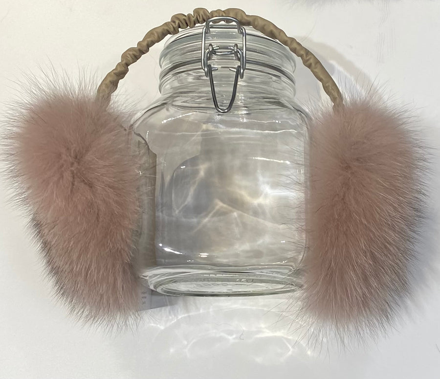 FOX FUR EARMUFFS