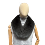 A large fox fur collar for use with a winter coat 