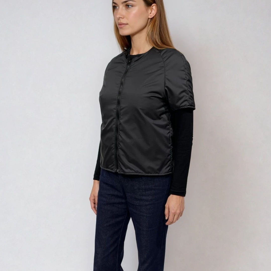 LIGHT PADDED SHORT SLEEVE JACKET