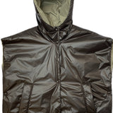 light padded gilet with hood 