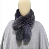LONG FOX FUR SCARF