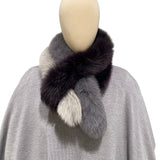LONG FOX FUR SCARF