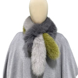 LONG FOX FUR SCARF