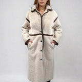 SHEARLING MAXI COAT