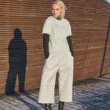 QUILTED CULOTTES TROUSERS