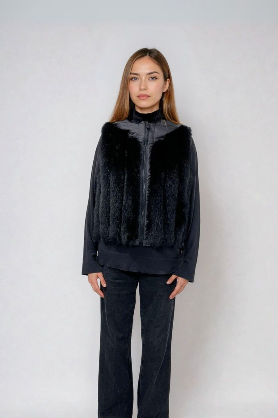 REVERSIBLE FUR VEST