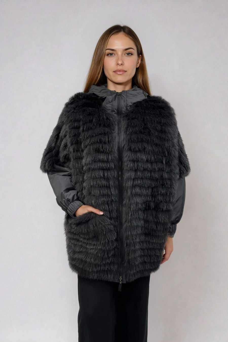 REVERSIBLE FUR COAT