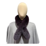 SHORT FOX FUR SCARF